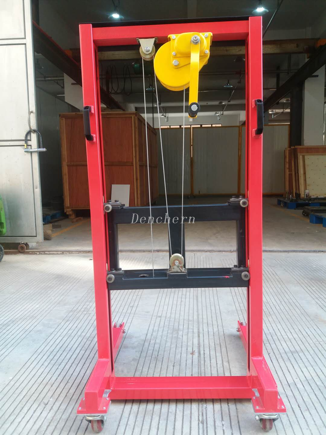 Red web feeder for paper rolls